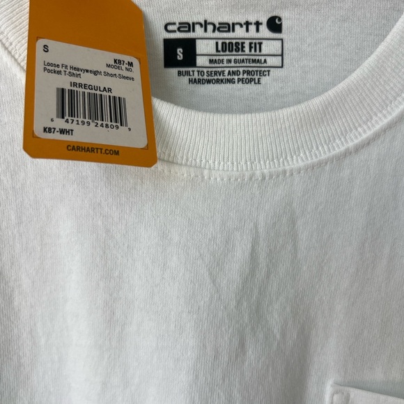 CARHARTT New with Tags LOOSE FIT HEAVYWEIGHT SHORT SLEEVE POCKET T-SHIRT - Picture 4 of 5